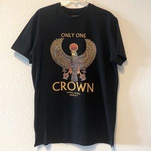 AKOO MFG CO. “Only One Crown” Black Tee
